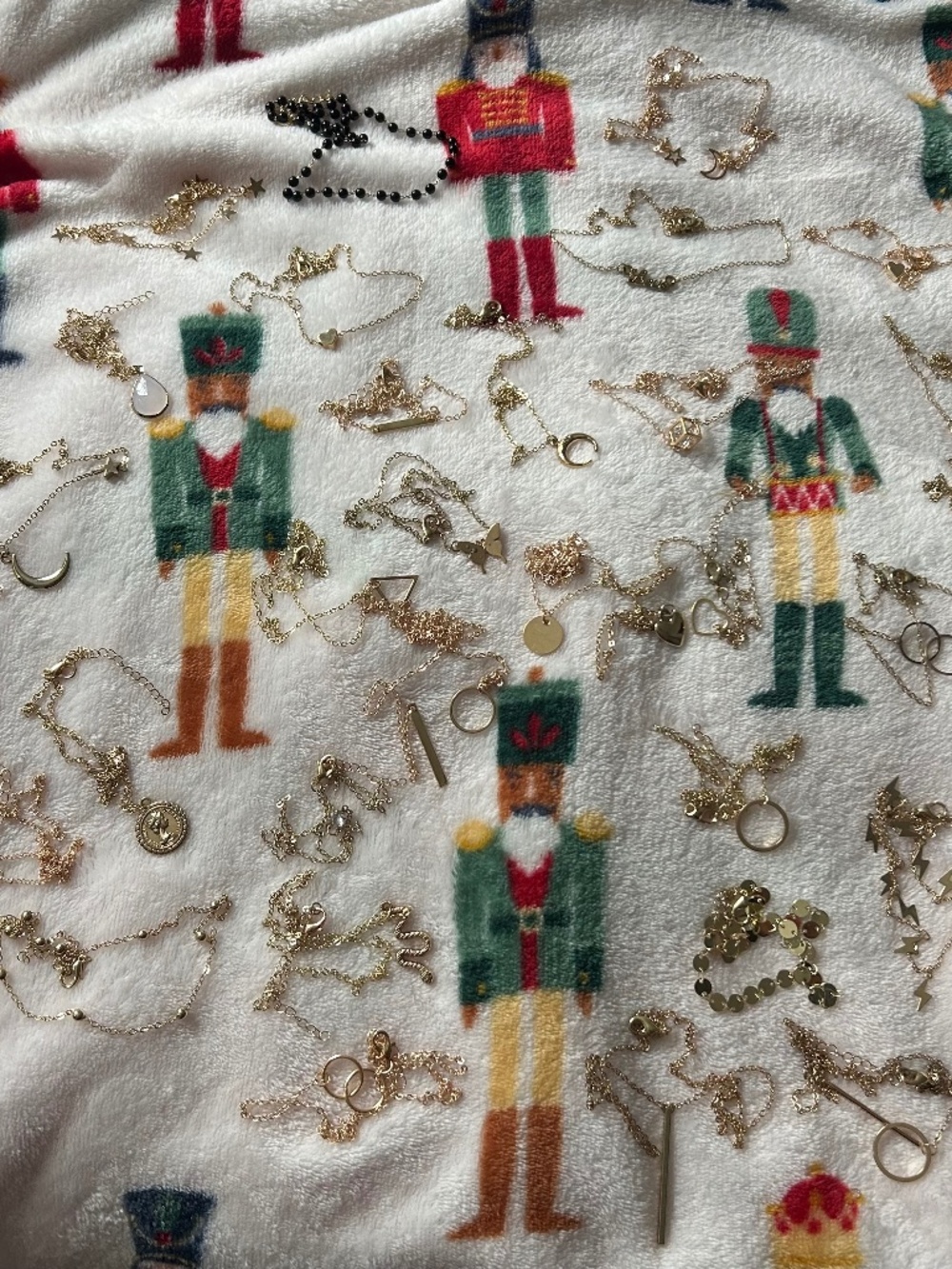 31-Pack Gold-Toned Dainty Layered Necklaces and Chokers